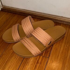 Reef Brown Double Strap Sandals